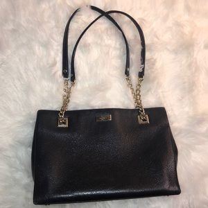 Black leather Kate Spade purse